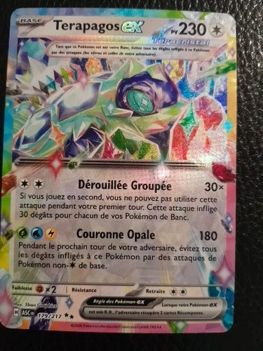 Carte pokémon terapagos - carte, ex