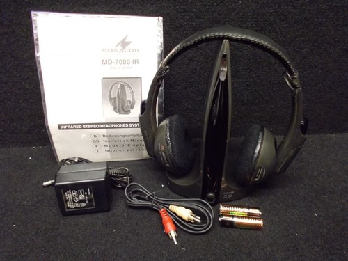 Monacor 7000 casque - md-7000, ir,