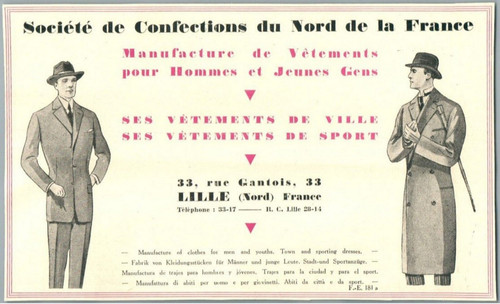 1920 société confections - 1920,
