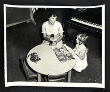 1957 Bache Martin School Philadelphia Hearing Impaired Girl Teacher PA VTG Photo