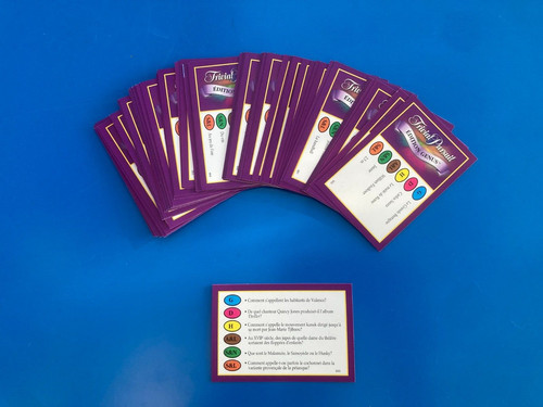 Trivial pursuit lot carte - pursuit,