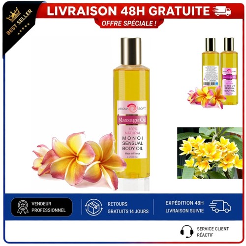 Huile massage monoï - huile, de