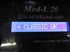 Kustom Modelling Amp MOD-L 20 1 x 8" with 24 Presets 20W
