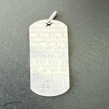 Ancien Pendentif En Argent