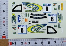 DECALS 1/43 SUBARU IMPREZA WRC #6 - KANKKUNEN - RALLY FINLAND 1999 - DCC14383