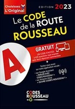 Code Rousseau de la route, permis B : 2023  de Codes Rousseau | Livre | état bon
