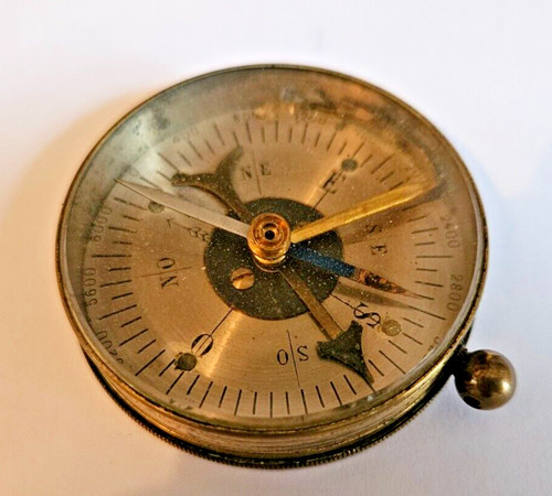 Ancienne boussole verre - ancienne,