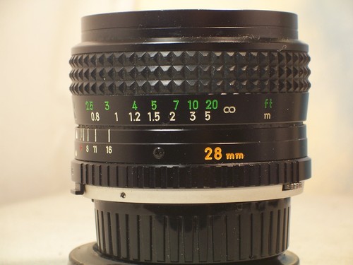 Objectif minolta 28mm - minolta,