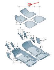 Roc floor mat - vw,
