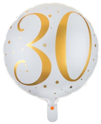 Ballon ans helium or - 30,