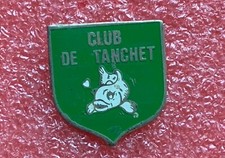 T03 Pins PECHE Fisherman TANK CLUB Carp OLIVE SANDS Vintage Lapel Pin