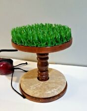 Fauconnerie Bois Bloc Perche 14cm Kestrel & Merlin,Marbre & Astroturf (Taille S