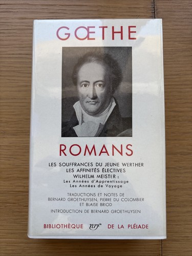 Goethe romans pleiade - goethe,
