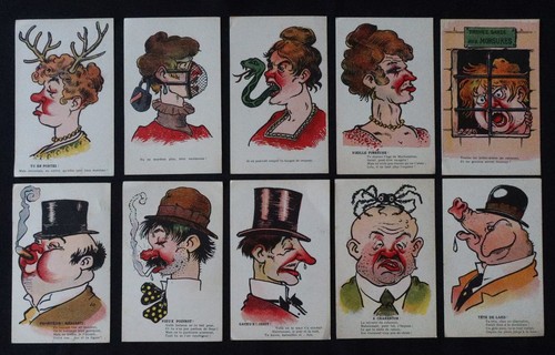 Cpa série cartes - cpa, postales