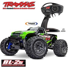 TRAXXAS TRX67154-4GRN TRAXXAS Stampede 4X4 Vert 1/10 Monster-Truck RTR BL-2S