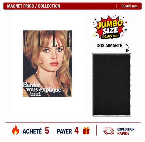 Magnet frigo brigitte - magnet,