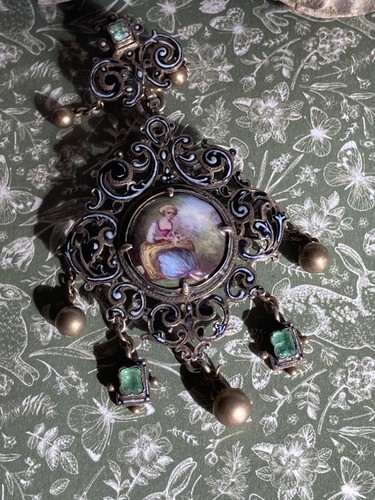 Ancien pendentif xixe - ancien,