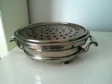 ANCIEN CHAUFFE PLAT  METAL