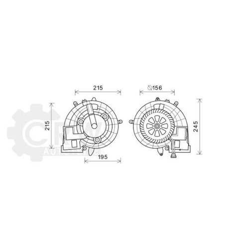 Moteur électrique ventilateur - moteur,