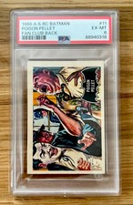 Original A&BC 1966 BATMAN (Black Bat) #11  PSA6 POISON PELLET FAN CLUB BACK! 