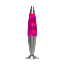 Lampe À Lava Magma Lampe De Table Violet Rouge 42 Cm Rétro Avec Ampoule JENNY
