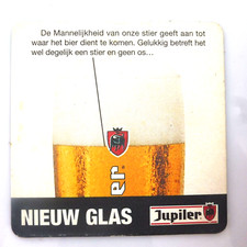 UNDER BOCK COASTER GLASS UNDERNEATH 9cm x 9cm JUPILER BEER DHL