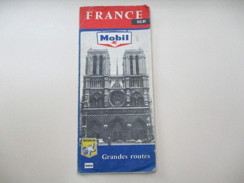 Mobil ancienne carte michelin - ancienne,