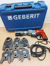 Geberit Novopress EFP2 pressing machine crimping pliers 6 x Mepla pressing jaws Viega
