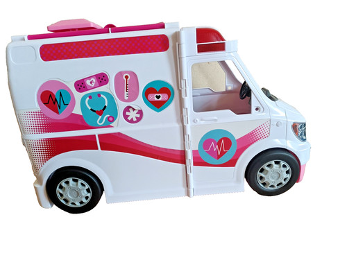 Voiture barbie ambulance - barbie,