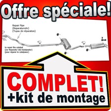 Ligne pot d'échappement pour