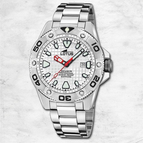Lotus montre hommes acier - montre,