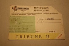 TICKET )) STANDARD LIEGE V LIERSE SK - saison 1994/95