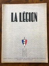 Légion Française des Combattants 14 Pétain Vichy LVF PPF Doriot Collaboration