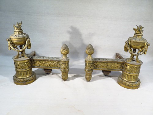 Ancienne paire chenets de - paire,