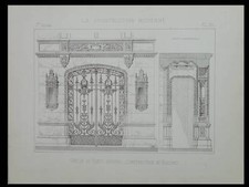 GRILLE DE PORTE COCHERE - 1892