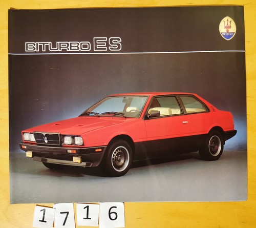 Maserati biturbo prospectus - maserati, es