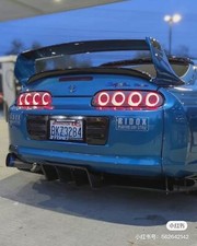 For Toyota Supra MK4 TR-Style Half Carbon Fiber Rear Trunk Spoiler Wing Lip 