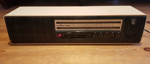Poste radio continental - continental, edison