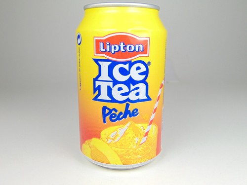 Canette vide lipton ice tea - lipton,