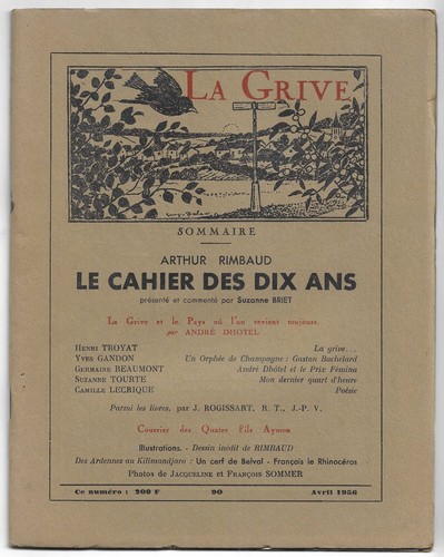 Cahier des dix - le,