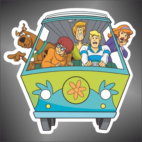 Autocollant scooby doo decal - autocollant,