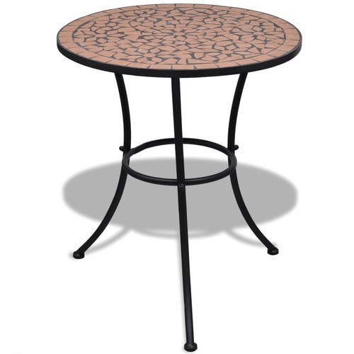 Table mosaïque noir - mosaïque, noir/blanc