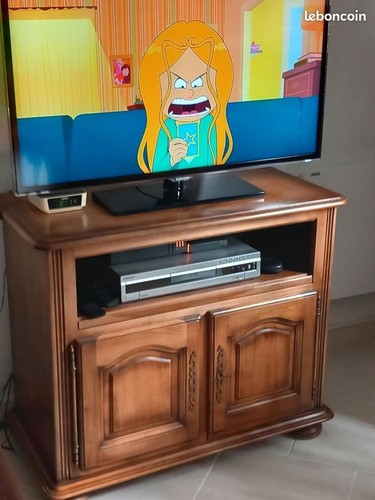 Meuble hifi en chêne - meuble,