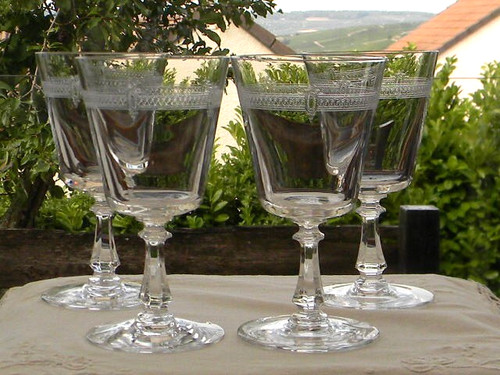 Verres vin rouge en - rouge,