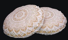 Coussins Ronds Mandala Ombre