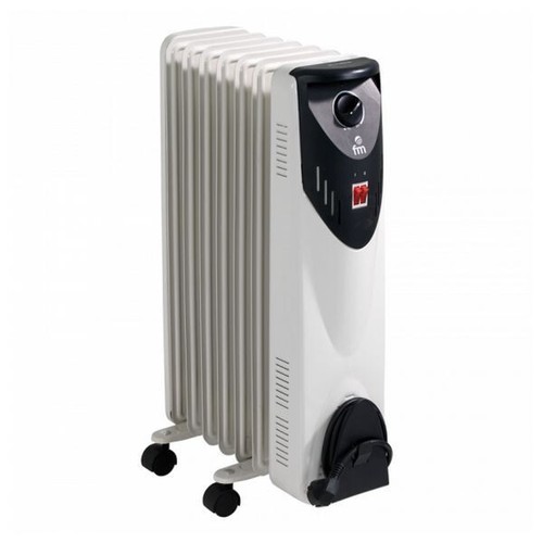 Radiateur huile 1500w blanc - radiateur, à