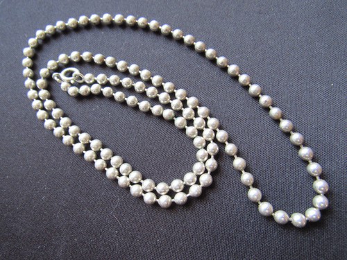 Ancien collier perles argent - ancien,