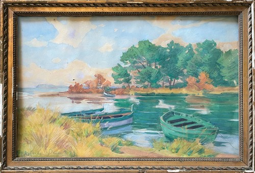Tableau gouache jacques louis - jacques,
