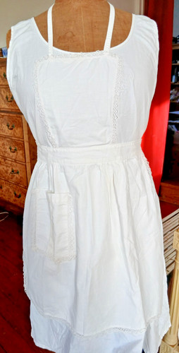 Ancien tablier bonne soubrette - tablier,