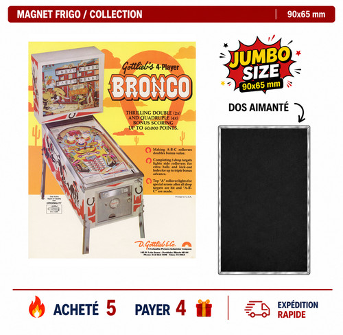 Magnet frigo bronco 90x65 - frigo,
